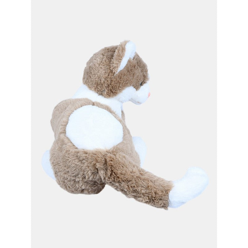 Brown Suzy Cat Soft Toy | Length - 30 cm