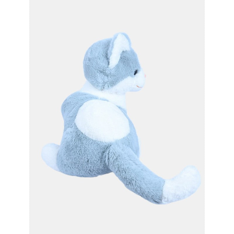 Blue Suzy Cat Soft Toy | Length - 30 cm