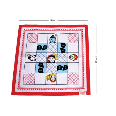 Ramayan Chauka Bara/Ashta Chamma | Canvas Fabric Board Game