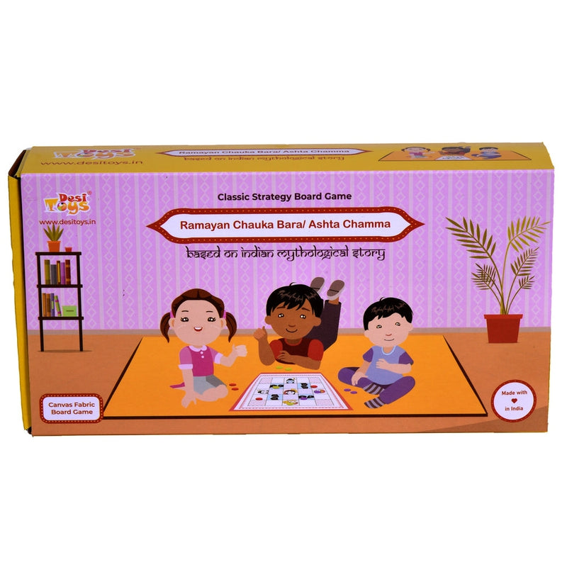 Ramayan Chauka Bara/Ashta Chamma | Canvas Fabric Board Game