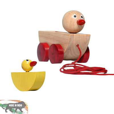 Wooden Duck Pull Along