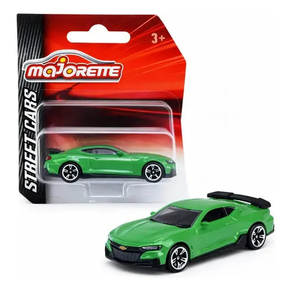 Original Licensed Majorette Street Cars Chevrolet Camaro Diecast Car | 1:64 Scale Collectible Miniature Vehicle