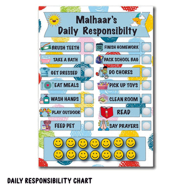 Personalised Daily Responsibilty Chart (COD Not Available)