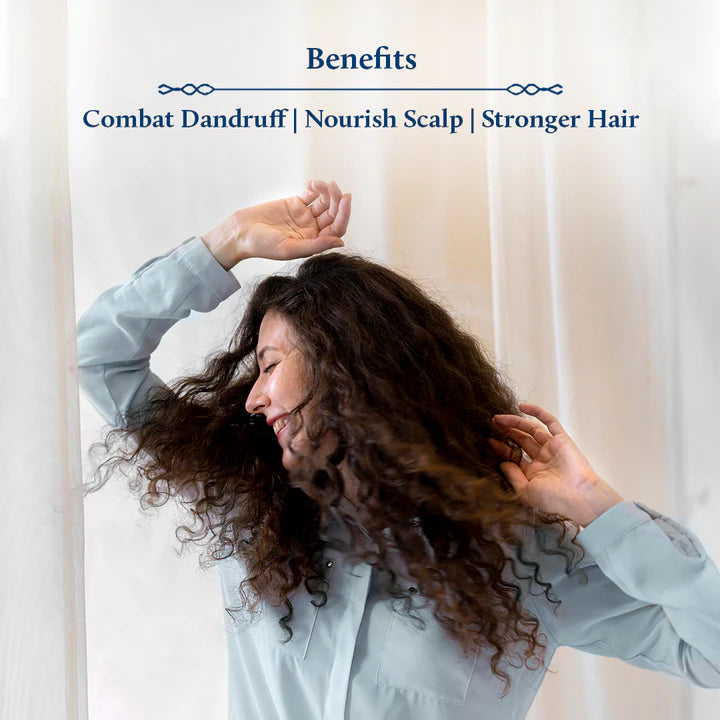 Blue Nectar Briganantadi Tea Tree Anti Dandruff Oil for Hair | Clean & Healthy Scalp - 100ml