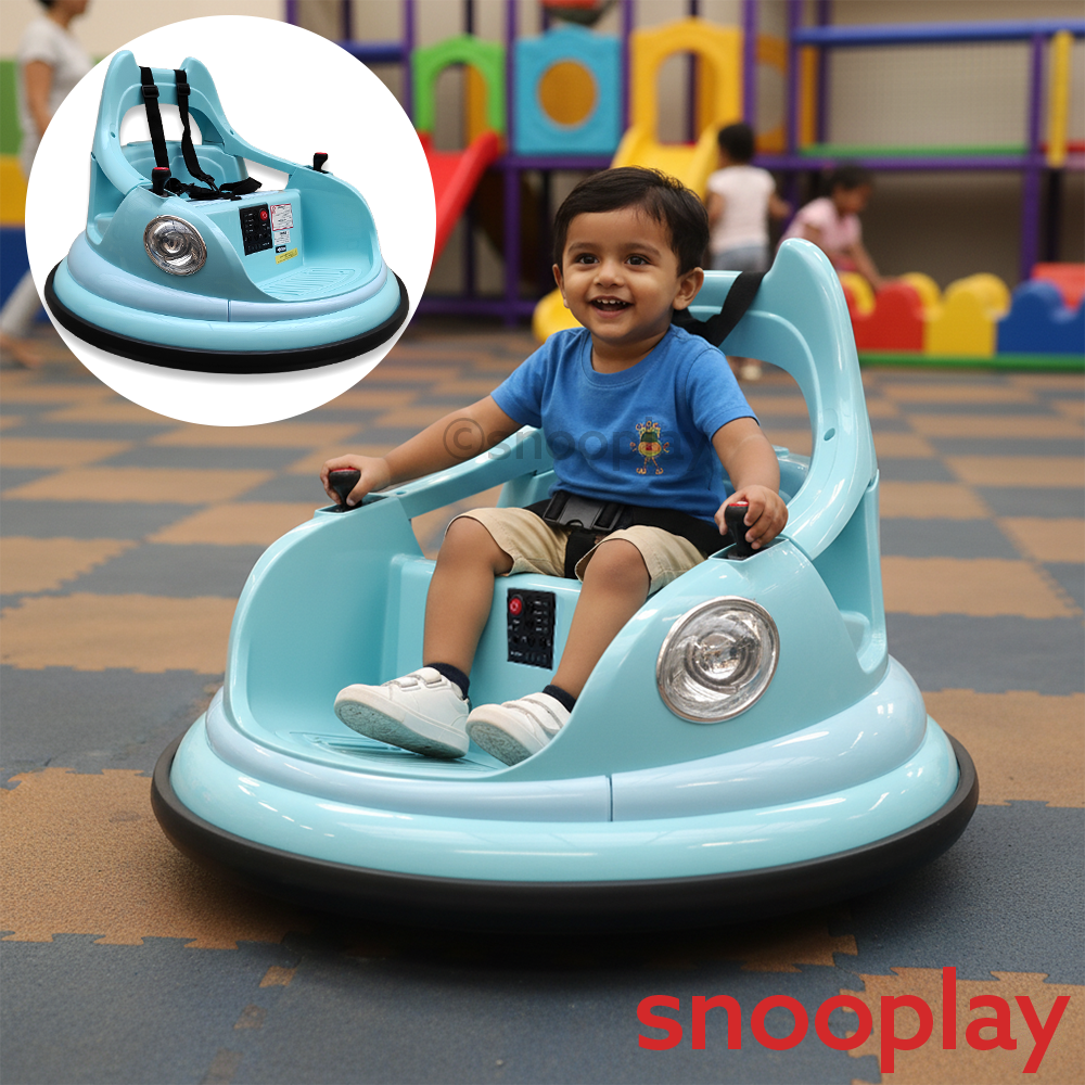 Dash Star Parental & Self Control | Battery Operated Bumper Ride-On Car | LED LIghts, 360 Degee Spin, In Built Sound System (1.5-4 Years)