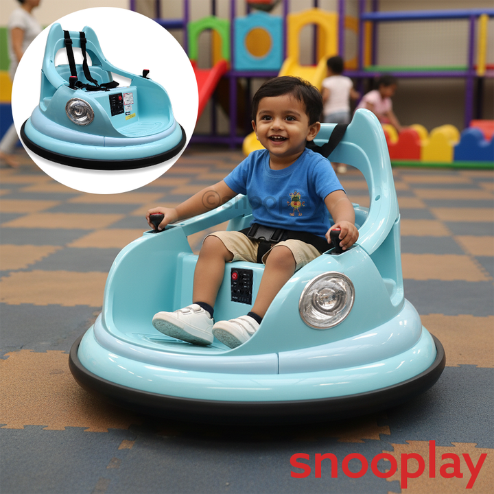 Dash Star Parental & Self Control | Battery Operated Bumper Ride-On Car | LED LIghts, 360 Degee Spin, In Built Sound System (1.5-4 Years)