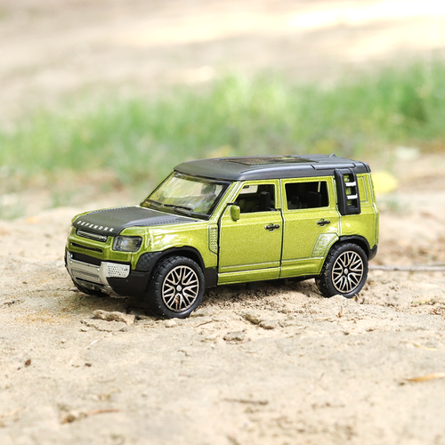 Jukku Resembling Defender Diecast Car - Pullback, Openable Doors & Bonnet | 1:36 Scale (3 Years till Grown Ups)