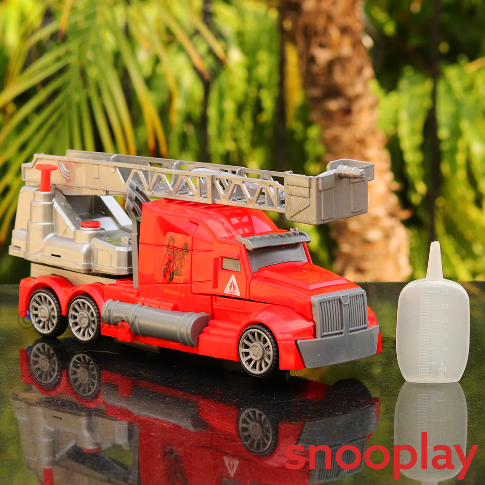 Deformation Fire Truck with Water Spray