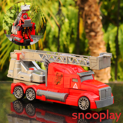 Deformation Fire Truck with Water Spray