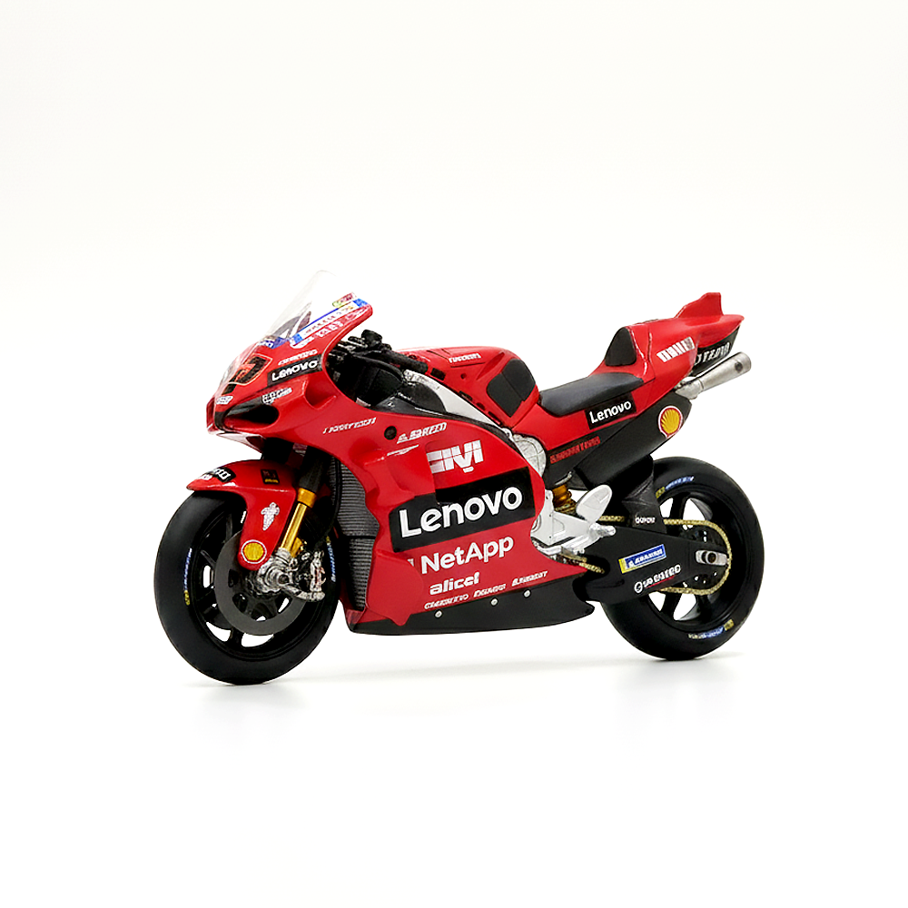 Maisto Original Ducati Lenovo Team 2024 Licensed Diecast Bike | 1:18 Scale (14 Years till Grown Ups)
