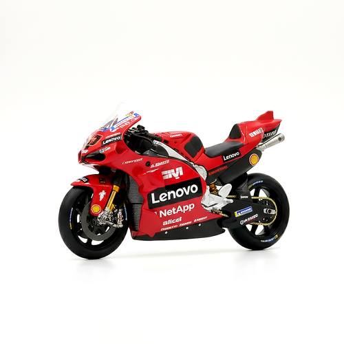 Maisto Original Ducati Lenovo Team 2024 Licensed Diecast Bike | 1:18 Scale (14 Years till Grown Ups)