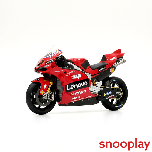 Maisto Original Ducati Lenovo Team 2024 Licensed Diecast Bike | 1:18 Scale (14 Years till Grown Ups)
