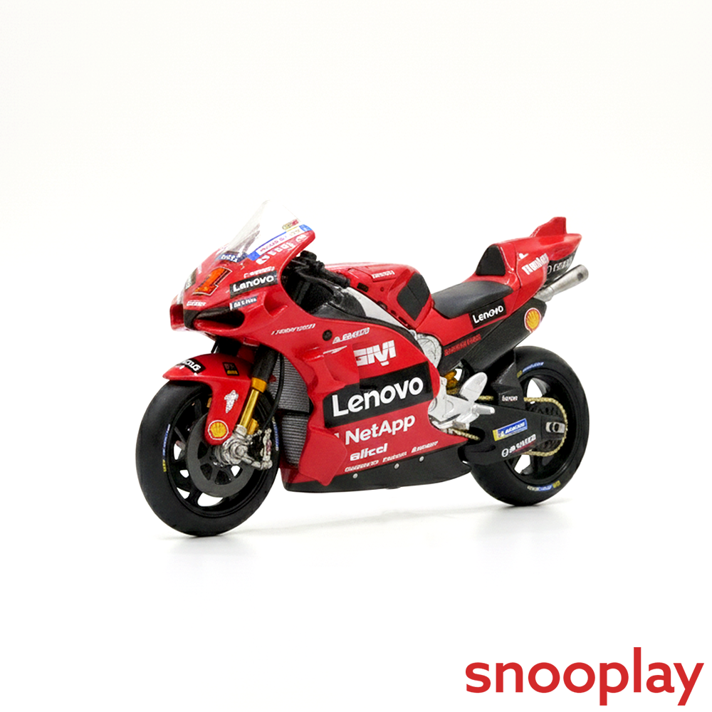 Maisto Original Ducati Lenovo Team 2024 Licensed Diecast Bike | 1:18 Scale (14 Years till Grown Ups)