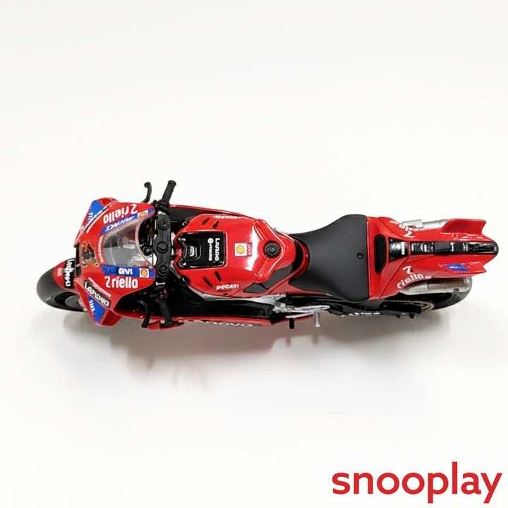 Maisto Original Ducati Lenovo Team 2024 Licensed Diecast Bike | 1:18 Scale (14 Years till Grown Ups)