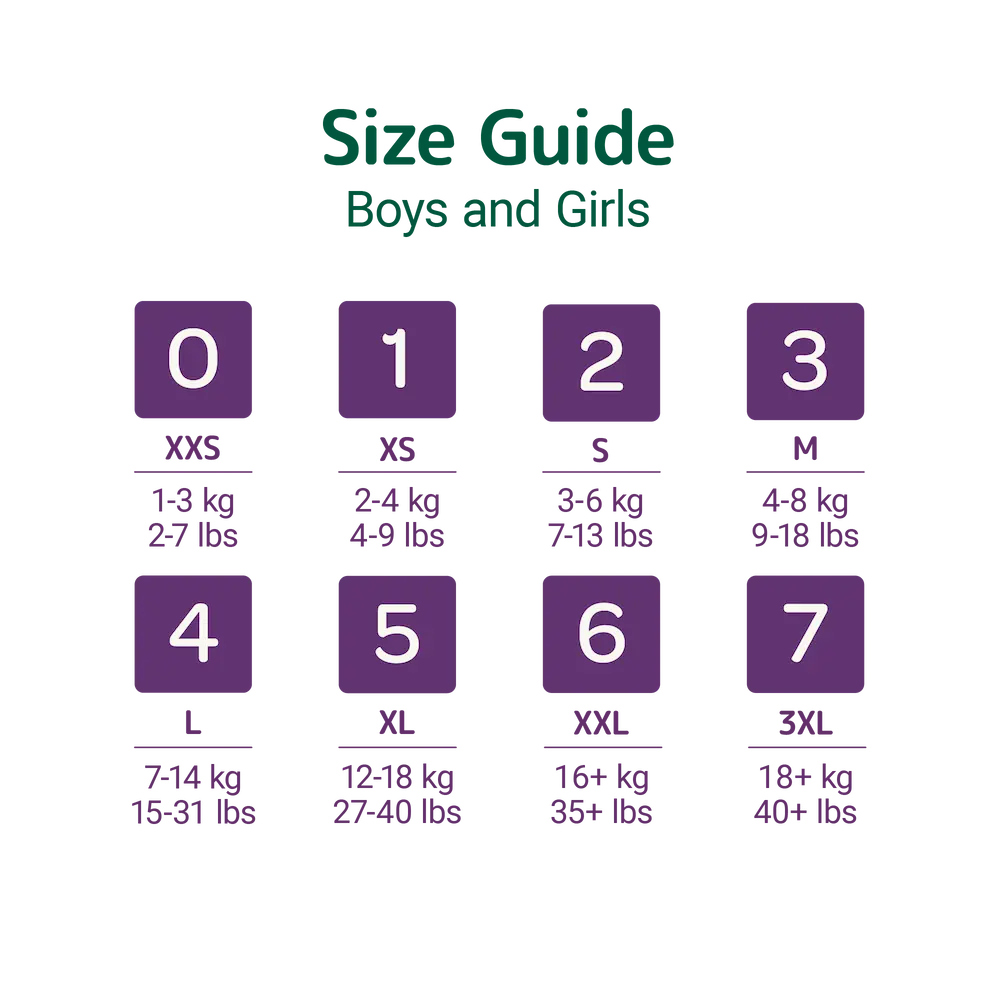 Bambo Nature (6-XXL) Diapers | 20 Diapers | 16+ Kg | 35+ lbs