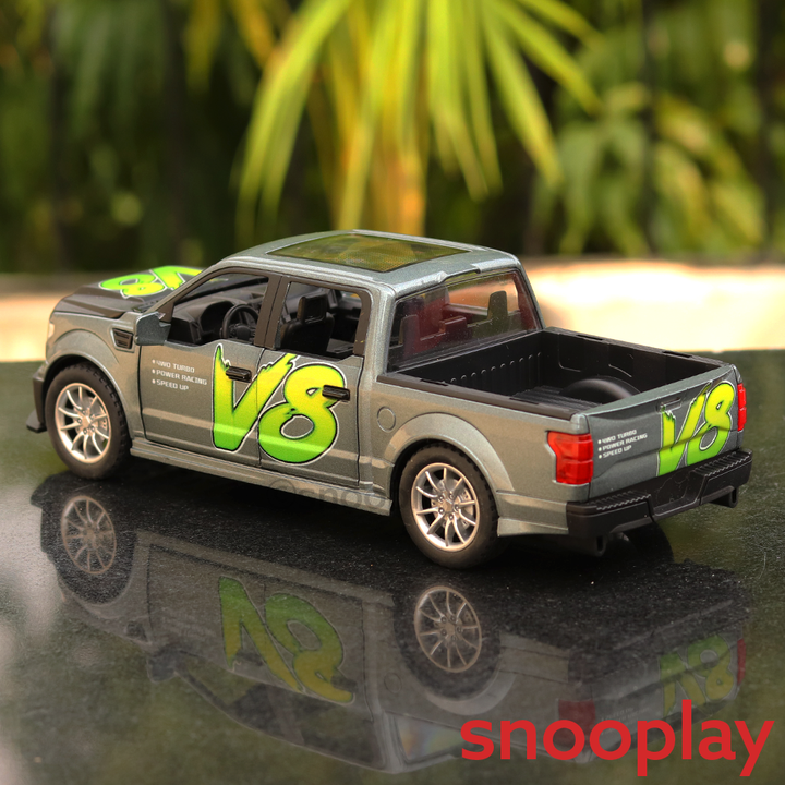 Diecast Car Resembling Ford F350 with Openable Parts, Lights and Sounds (Scale 1:22) - Assorted Designs and Colours