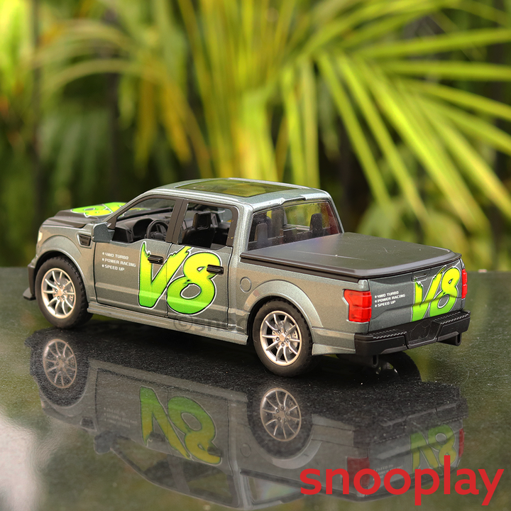 Diecast Car Resembling Ford F350 with Openable Parts, Lights and Sounds (Scale 1:22) - Assorted Designs and Colours