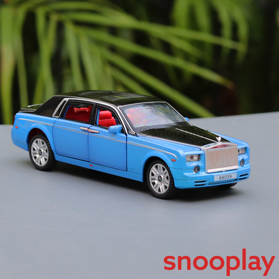 Diecast Metal Car resembling Rolls Royce with Openable parts, Lights and Sounds (Scale 1:32) - Assorted Colours