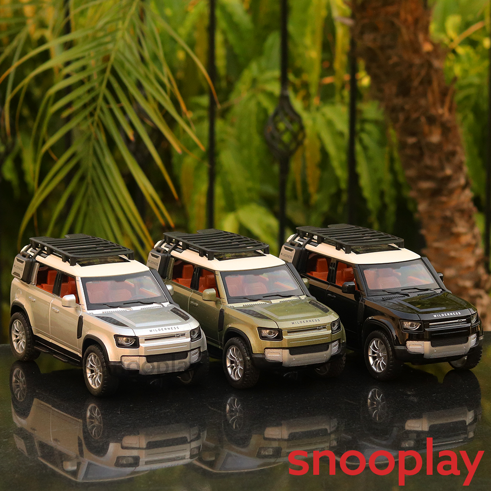 Diecast Pull Back Series Toy Car (2201) Resembling Defender Car (1:22 Scale) - Assorted Colours