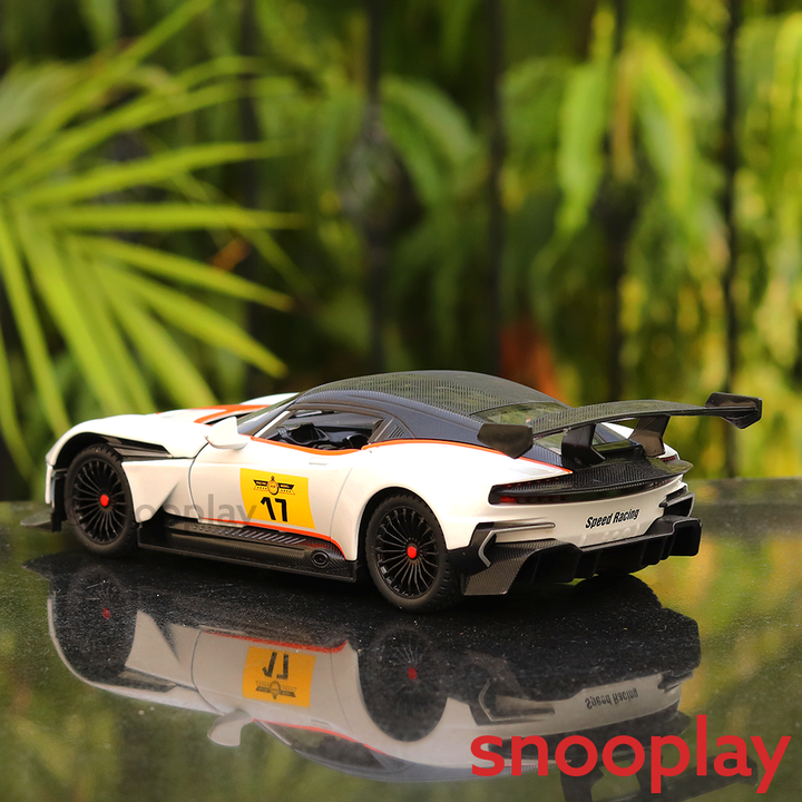 Diecast Sports Car Resembling Aston Martin with Openable Parts, Lights and Sounds (Scale 1:22) - Assorted Colours