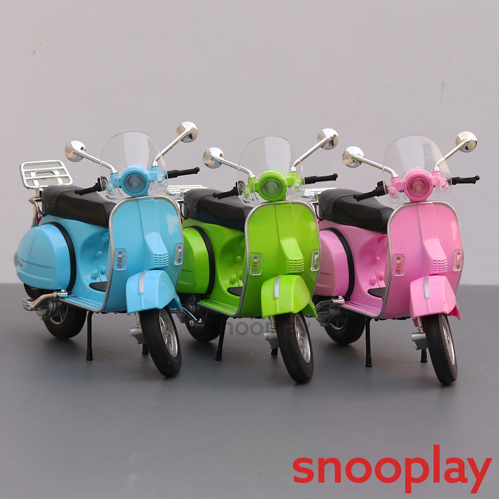 Diecast Resembling Vespa PX125 Toy Scooter (1:10 Scale Model) | (Assorted Colours)