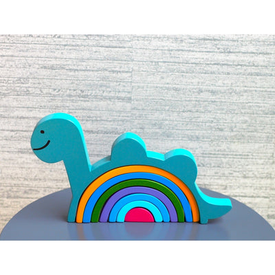 Dino Themed Rainbow Stacker