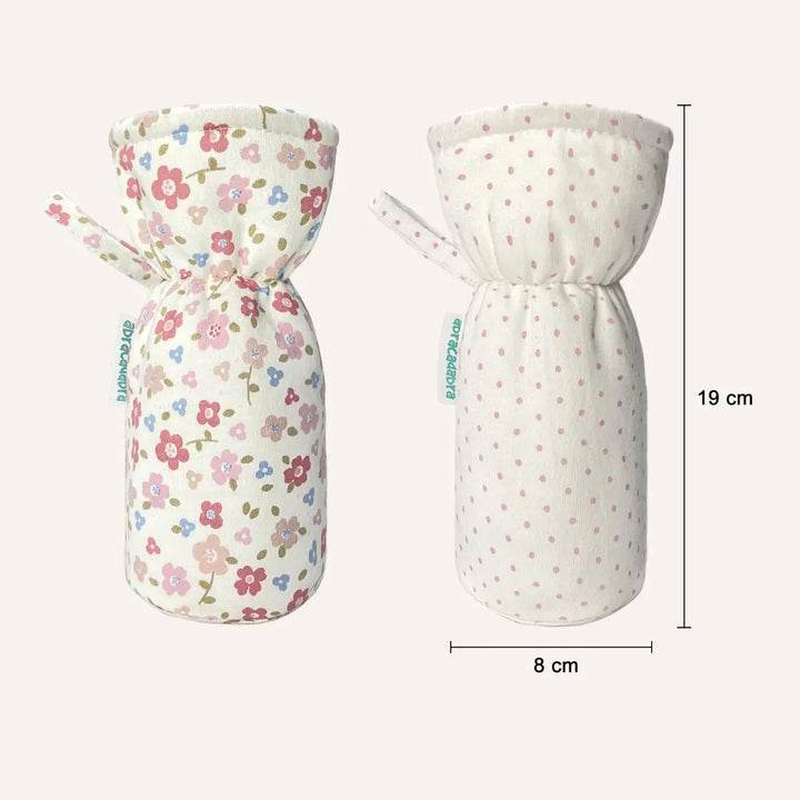 Abracadabra Set of 2 Baby Feeding Bottle Cover - Vintage Floral