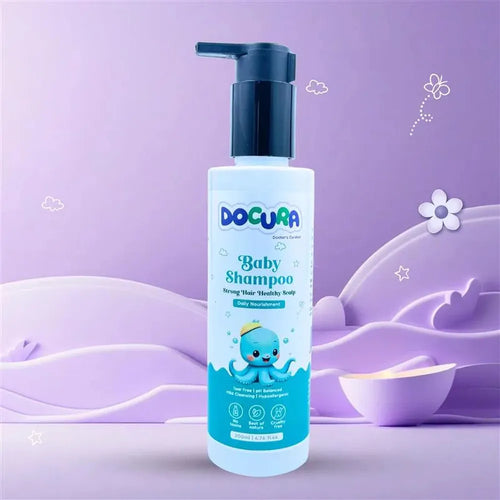 Docura Baby Shampoo - 200ml | Teal Free, pH Balanced