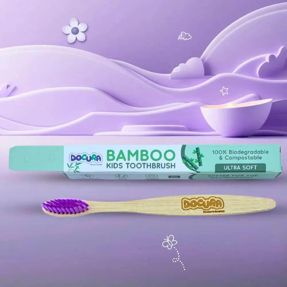 Docura Bamboo Kids Toothbrush