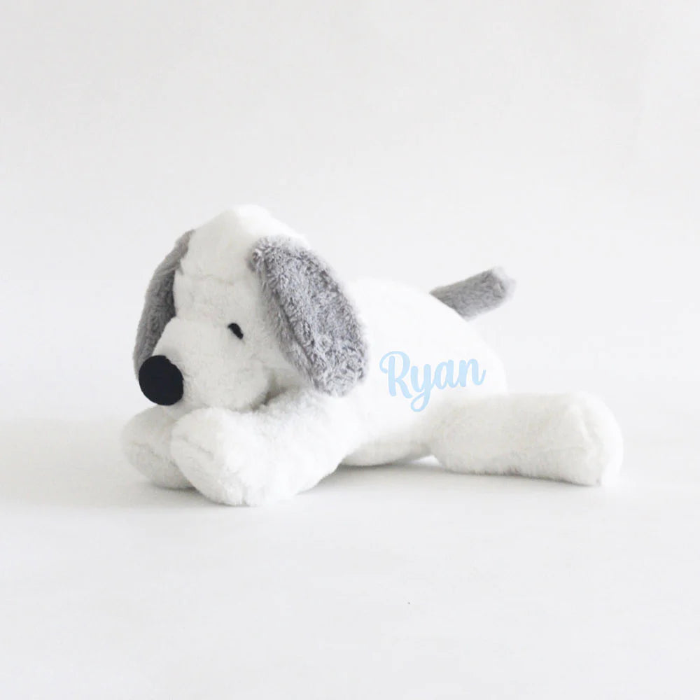 Personalised Name Flopsy the Doggy Soft Toy - Blue (COD Not Available)