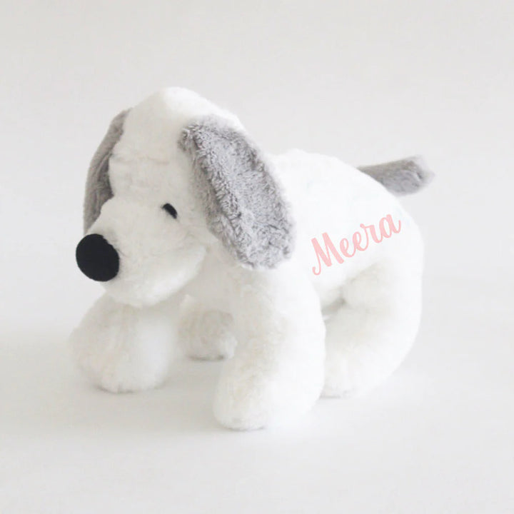 Personalised Name Flopsy the Doggy Soft Toy - Pink (COD Not Available)