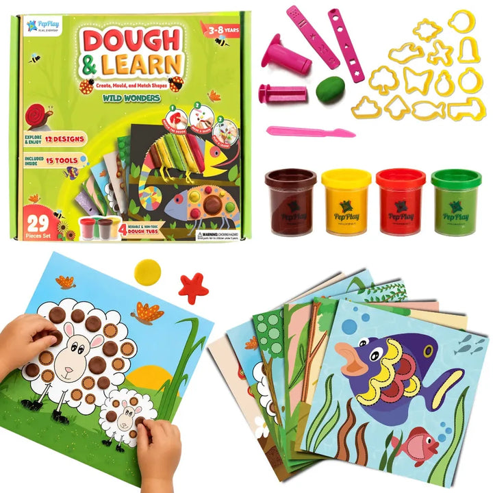 PepPlay Dough & Learn Wild Wonders | Creative Dough Play & Learning