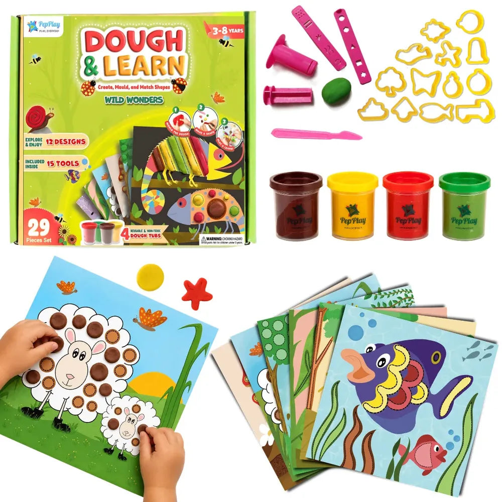 PepPlay Dough & Learn Wild Wonders | Creative Dough Play & Learning