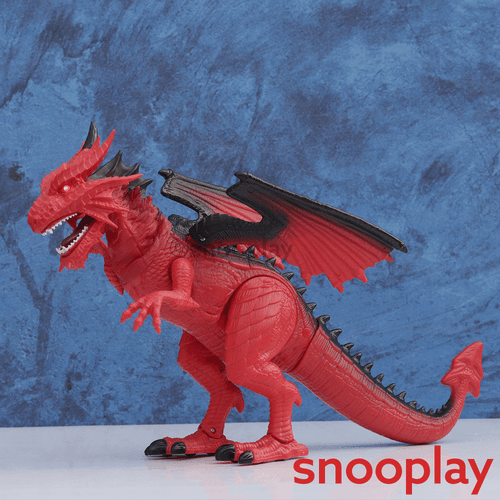 Dragon-i Toys Mighty Megasaur T-Rex Dragon Toy with Realistic Rotating Head & Roaring Sound (3-6 Years)