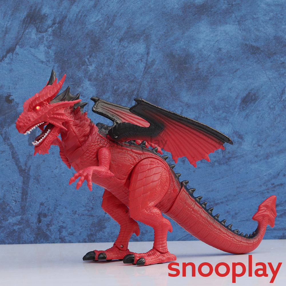 Dragon-i Toys Mighty Megasaur T-Rex Dragon Toy with Realistic Rotating Head & Roaring Sound (3-6 Years)