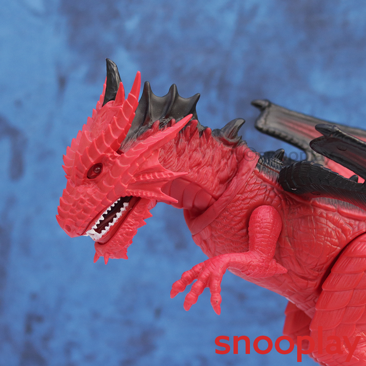 Dragon-i Toys Mighty Megasaur T-Rex Dragon Toy with Realistic Rotating Head & Roaring Sound (3-6 Years)