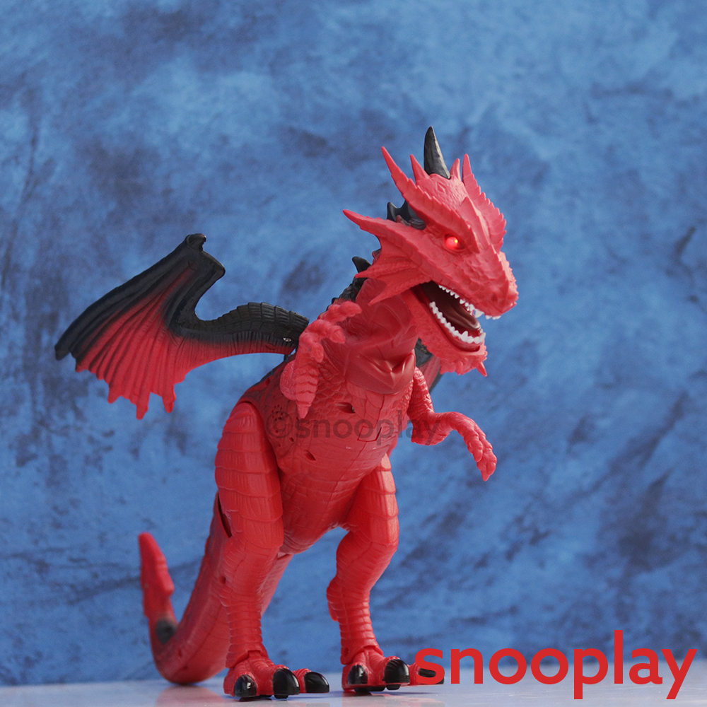 Dragon-i Toys Mighty Megasaur T-Rex Dragon Toy with Realistic Rotating Head & Roaring Sound (3-6 Years)