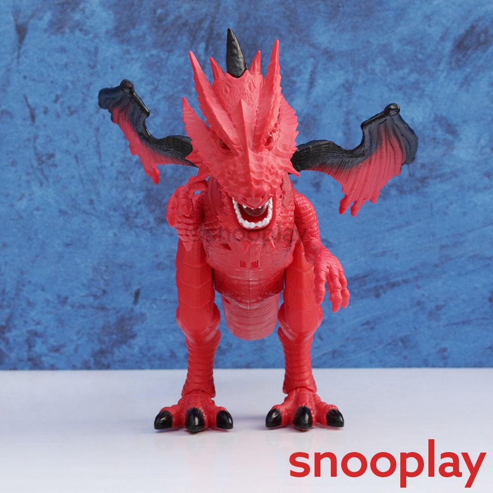 Dragon-i Toys Mighty Megasaur T-Rex Dragon Toy with Realistic Rotating Head & Roaring Sound (3-6 Years)