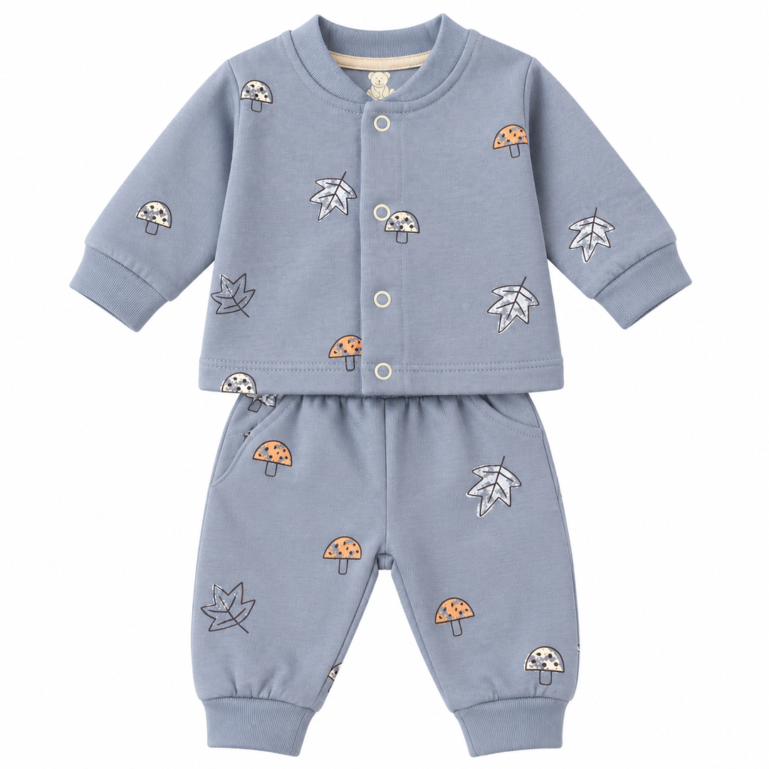 I Bears Interlock Knit Full Sleeves Co-Ords Vest & Pant Set (Unisex)