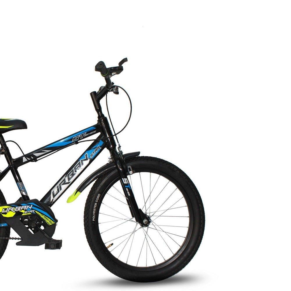 BMX 20T Bicycle (Black/Green) | 20 Inch COD not Available