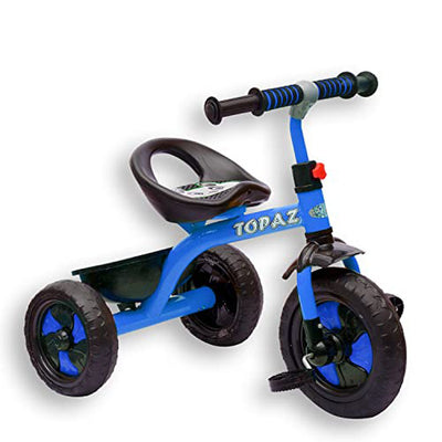 Heavy Duty Topaz Tricycle for Kids | Strongest Frame (Blue) | COD not Available