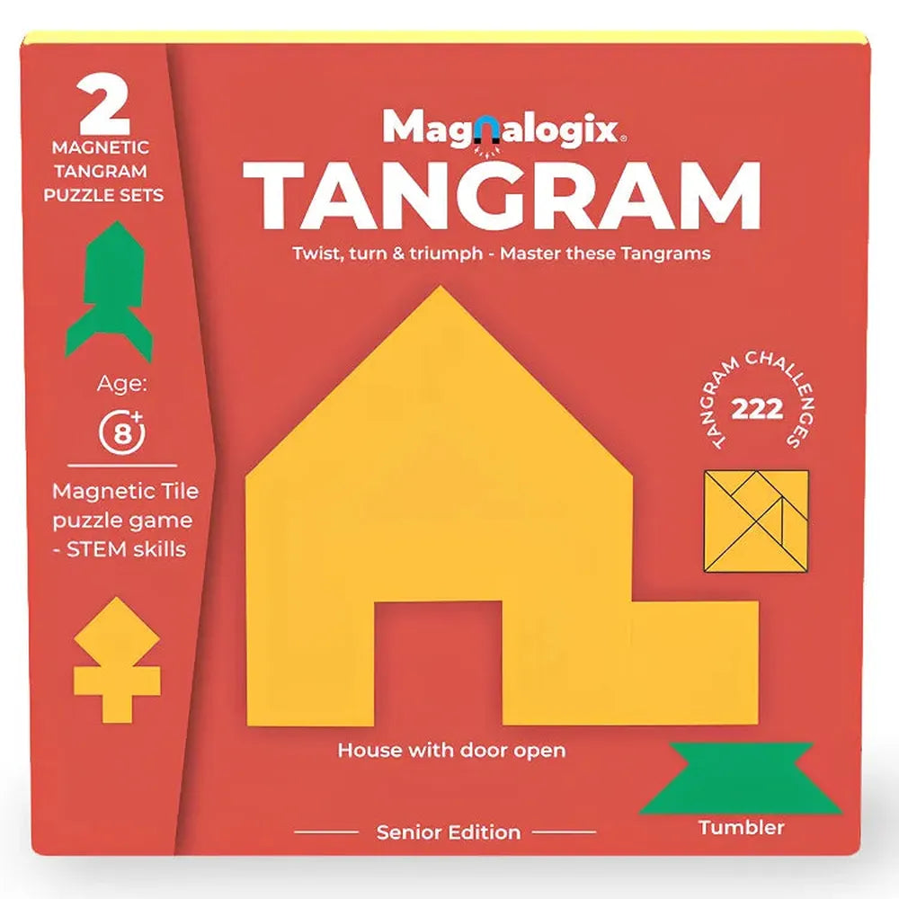 Toykraft Tangram Senior Magnetic Puzzle – Brain Booster & Cognitive Game