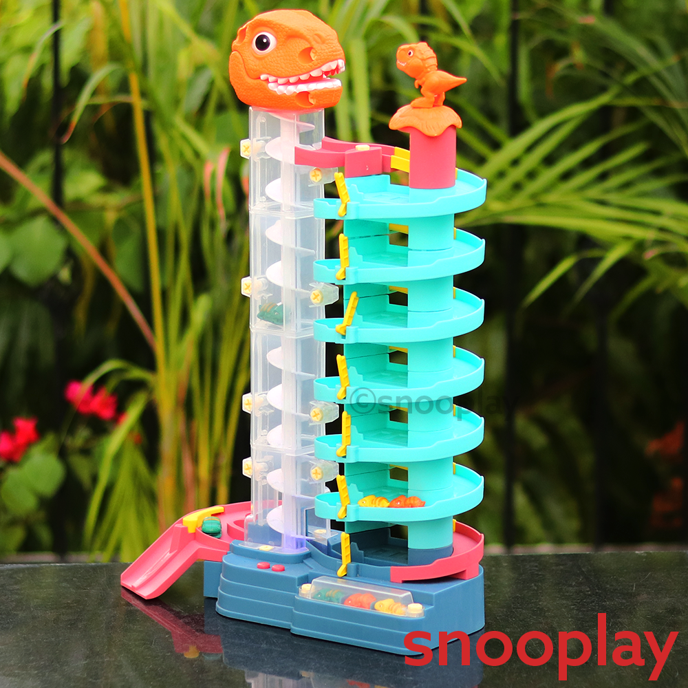 Electronic Dinosaur Parking Track Set with Music and Lights