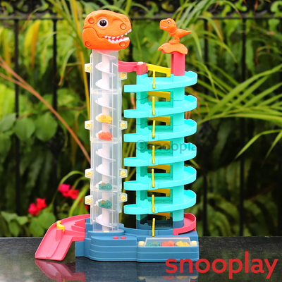 Electronic Dinosaur Parking Track Set with Music and Lights