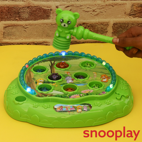 Electronic Hamster Smashing Moles Game (3-6 Years) | Assorted Colors & Designs