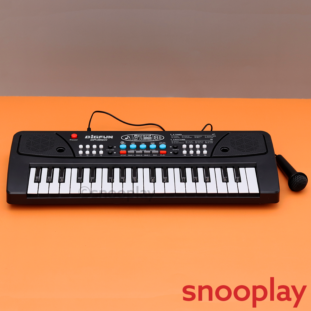 Electronic Keyboard With Microphone  (Big Fun BF-430A1)