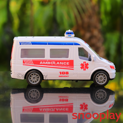 Emergency Rescue Ambulance Car with Lights and Sounds