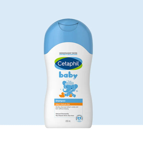 Cetaphil Baby Shampoo - 200ml | Natural Chamomile, Pro-Vitamin B5 & Aloe Vera