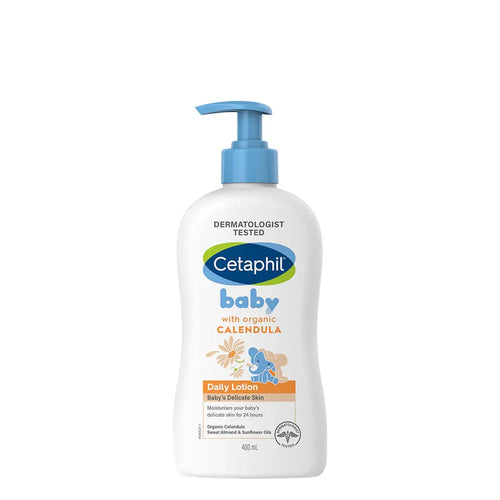 Cetaphil Baby Daily Lotion - 400ml (with Oganic Calendula, Sweet Almond & Sunflower Oils)