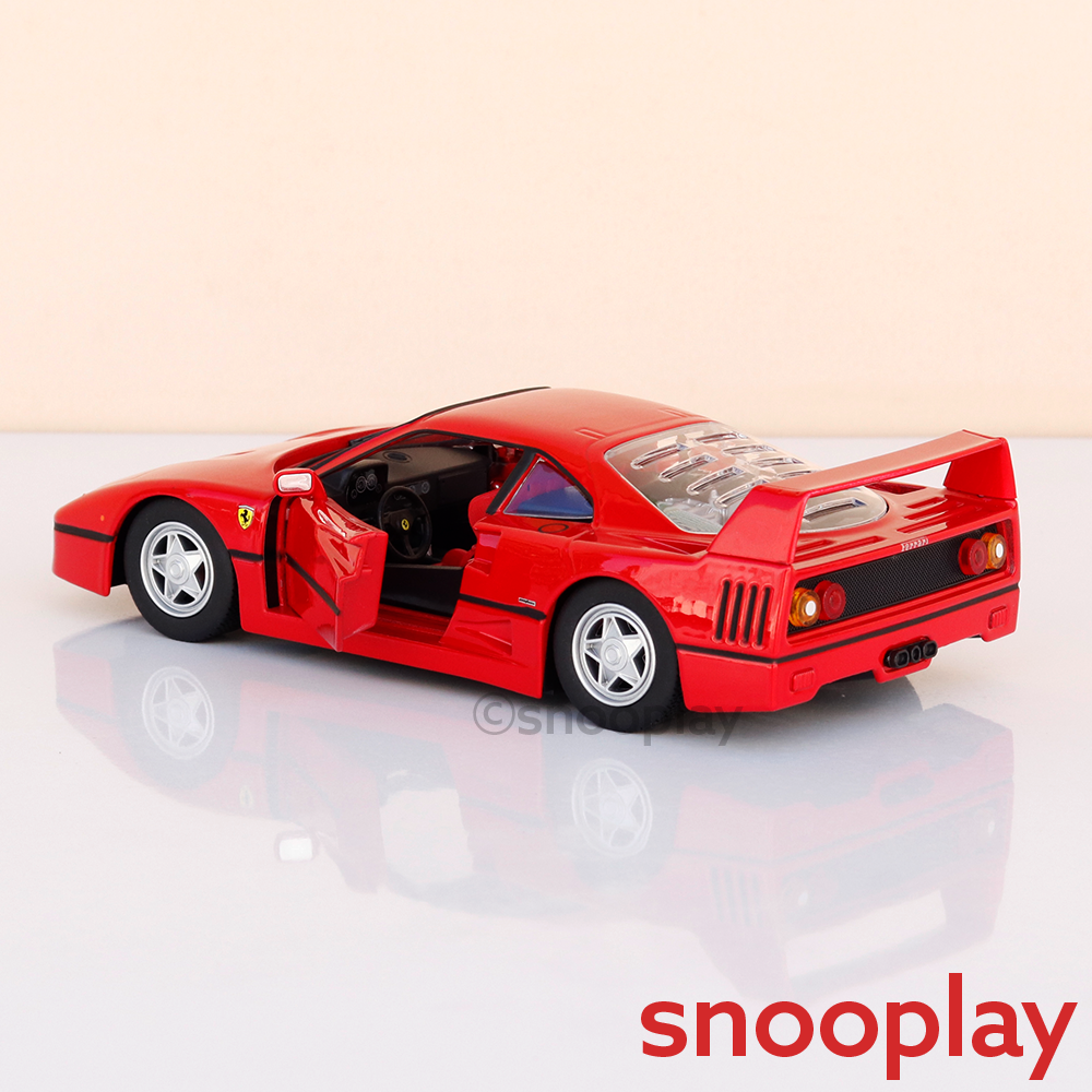 Bburago Original Ferrari F40 Licensed Diecast Car | 1:24 Scale (14 Years till Grown Ups)